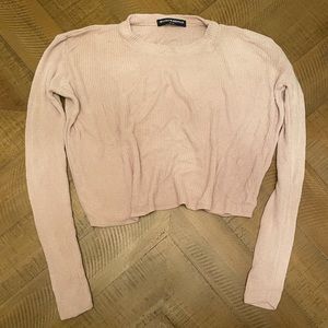 Brandy Melville Dusty Pink Crop Top